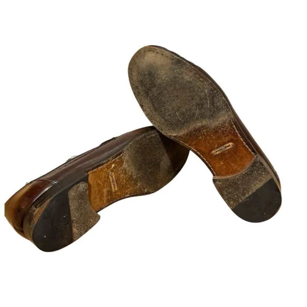 Sandro Moscoloni Genuine Ostrich Loafers Men’s sz 9